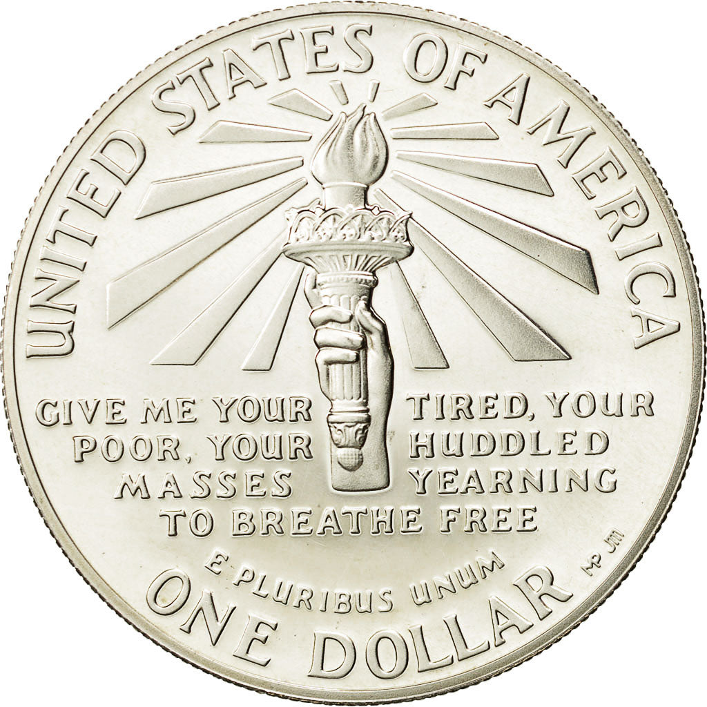Coin, United States, Dollar, 1986, U.S. Mint, San Francisco, MS(63), Silver