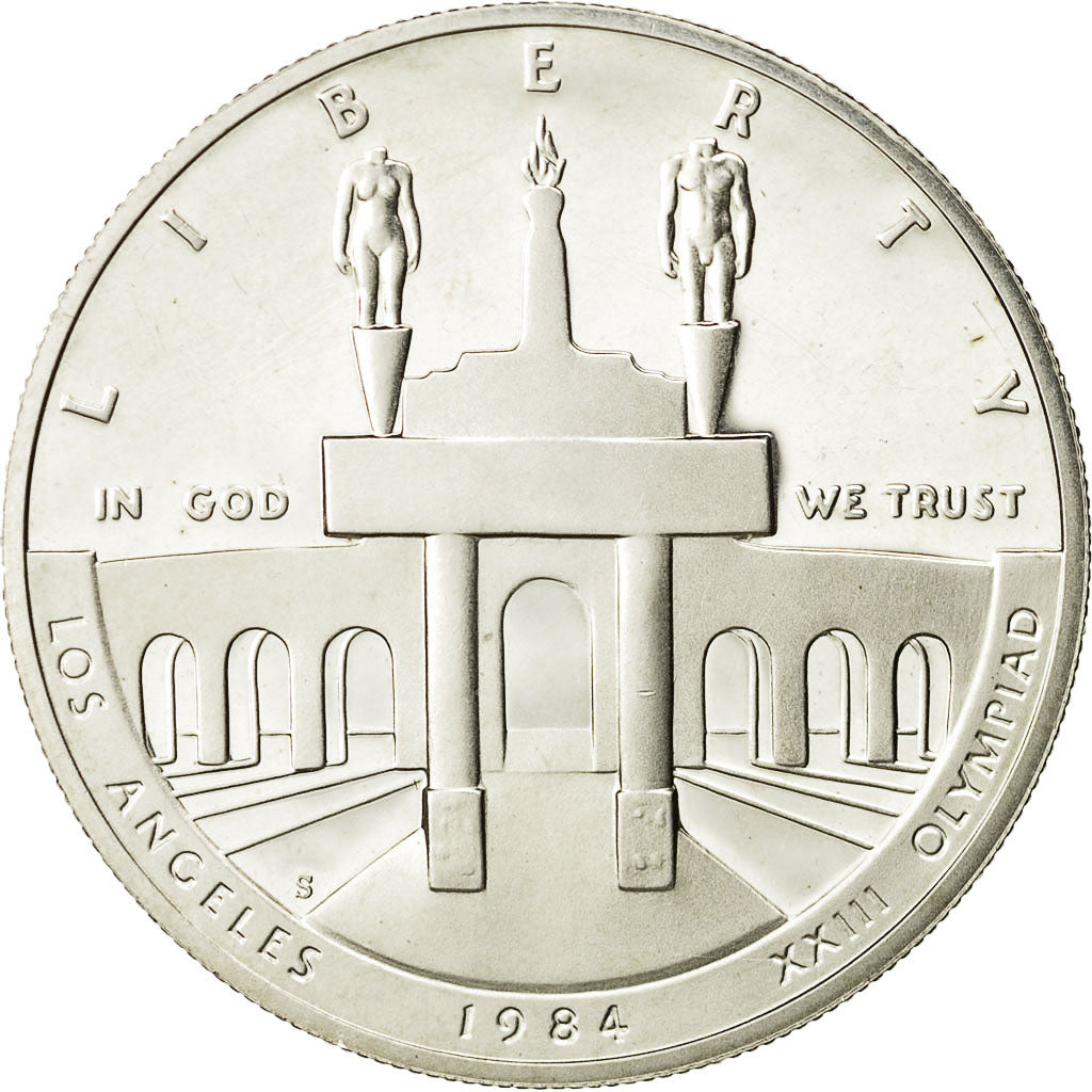 Coin, United States, Dollar, 1984, U.S. Mint, San Francisco, MS(63), Silver