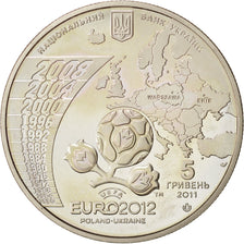 Coin, Ukraine, 5 Hryven, 2011, Kyiv, MS(63), Copper-Nickel-Zinc, KM:647