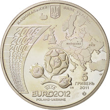 Coin, Ukraine, 5 Hryven, 2011, Kyiv, MS(63), Copper-Nickel-Zinc, KM:647