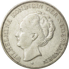 Coin, Netherlands, Wilhelmina I, 2-1/2 Gulden, 1930, EF(40-45), Silver, KM:165
