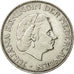 Coin, Netherlands, Juliana, 2-1/2 Gulden, 1961, AU(55-58), Silver, KM:185