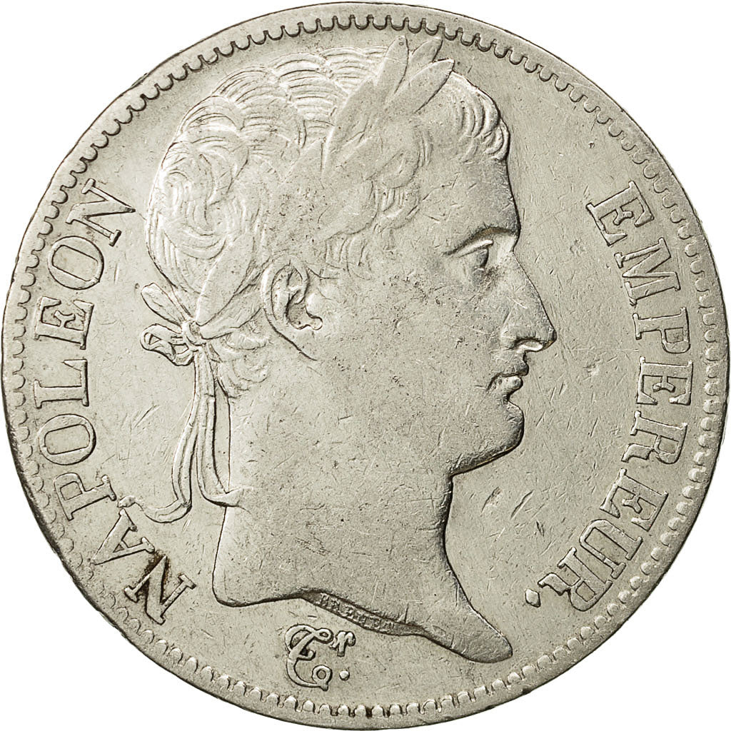 Coin, France, Napoléon I, 5 Francs, 1812, Nantes, EF(40-45), Silver, KM:694.14
