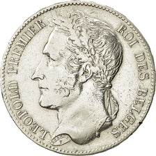 Coin, Belgium, Leopold I, 5 Francs, 5 Frank, 1848, EF(40-45), Silver, KM:3.2