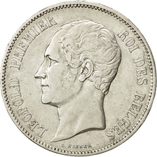 Coin, Belgium, Leopold I, 5 Francs, 5 Frank, 1849, AU(50-53), Silver, KM:17