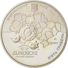 Moneda, Ucrania, 5 Hryven, 2011, Kyiv, SC, Cobre - níquel - cinc, KM:648