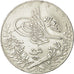 Coin, Egypt, Muhammad V, 20 Qirsh, 1913, Misr, AU(50-53), Silver, KM:310