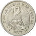 Moneda, Chile, Peso, 1877, Santiago, EBC+, Plata, KM:142.1