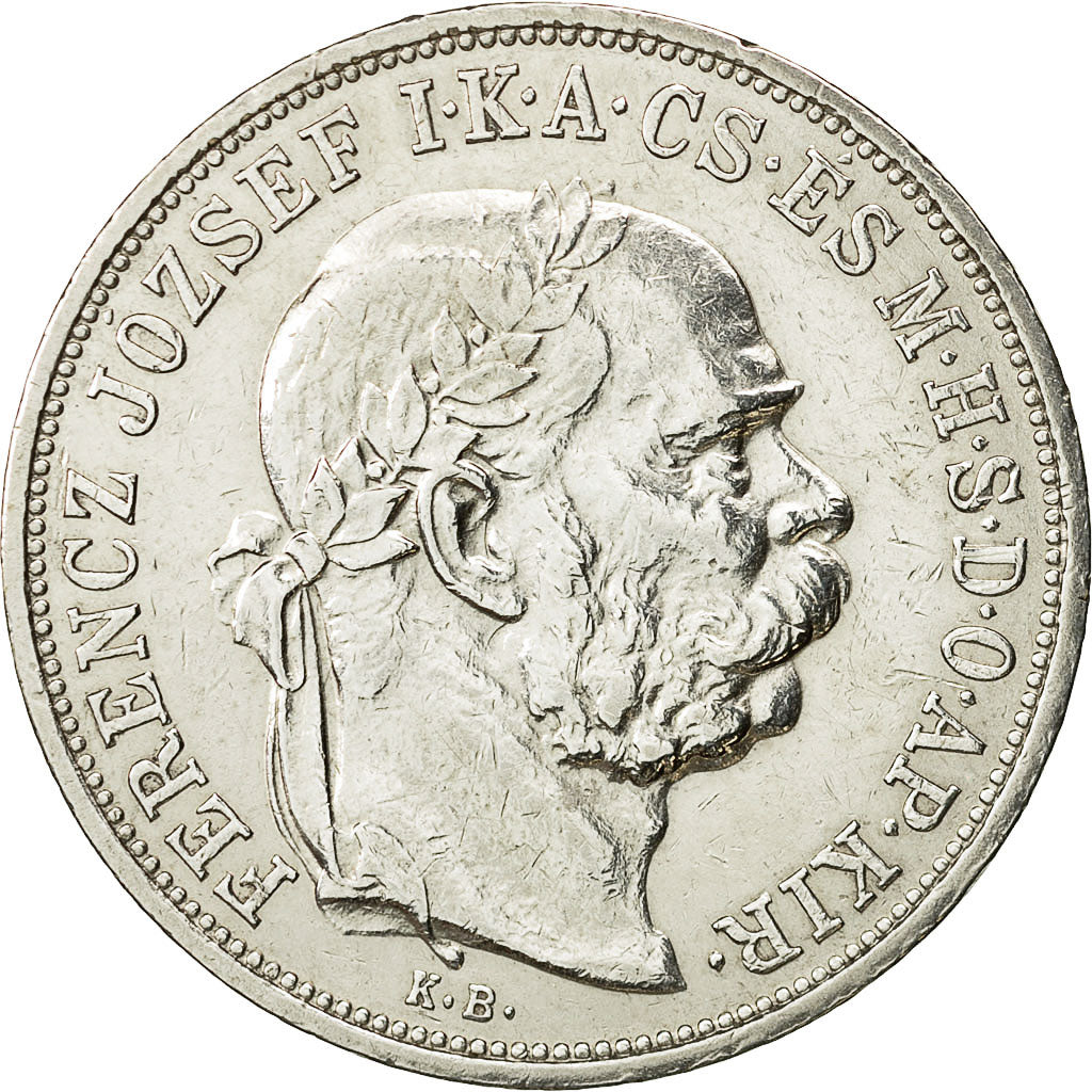 Coin, Hungary, Franz Joseph I, 5 Korona, 1908, Kormoczbanya, AU(50-53), Silver