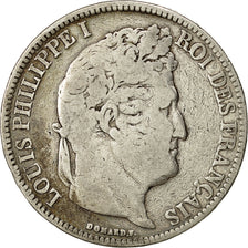 Coin, France, Louis-Philippe, 5 Francs, 1831, Paris, VF(20-25), Silver