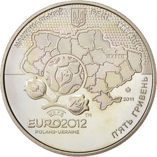 Moneta, Ucraina, 5 Hryven, 2011, Kyiv, SPL, Rame-nichel-zinco, KM:650