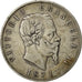 Moneta, Italia, Vittorio Emanuele II, 5 Lire, 1871, Milan, MB+, Argento, KM:8.3