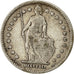 Monnaie, Suisse, Franc, 1904, Bern, TB+, Argent, KM:24