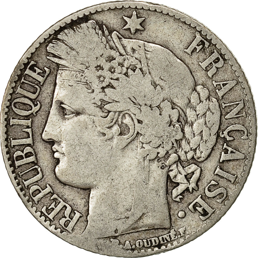 Monnaie, France, Cérès, Franc, 1888, Paris, TB+, Argent, Gadoury:465a