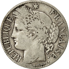 Monnaie, France, Cérès, Franc, 1888, Paris, TB+, Argent, Gadoury:465a