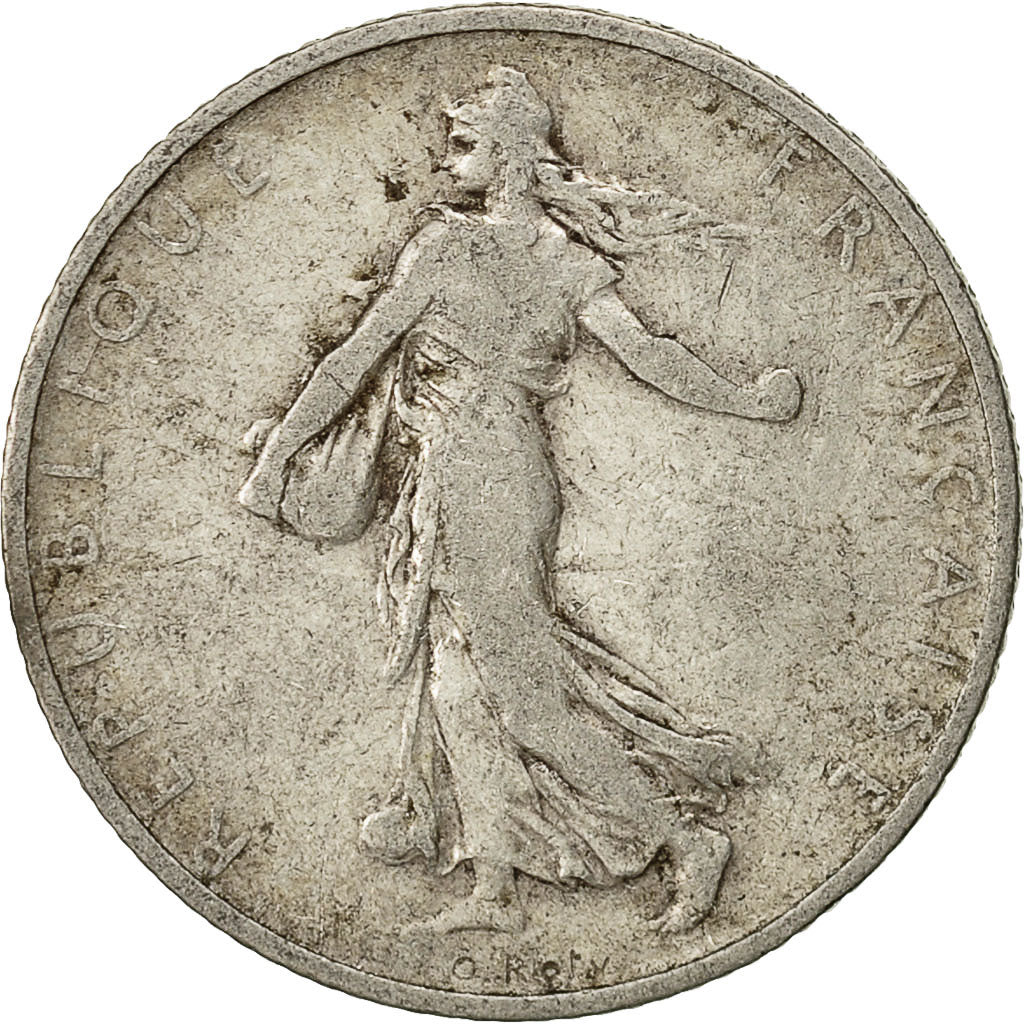 Coin, France, Semeuse, Franc, 1899, Paris, VF(30-35), Silver, KM:844.1