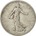 Coin, France, Semeuse, Franc, 1907, Paris, VF(30-35), Silver, KM:844.1