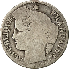 Monnaie, France, Cérès, 50 Centimes, 1871, Bordeaux, B, Argent, Gadoury:419