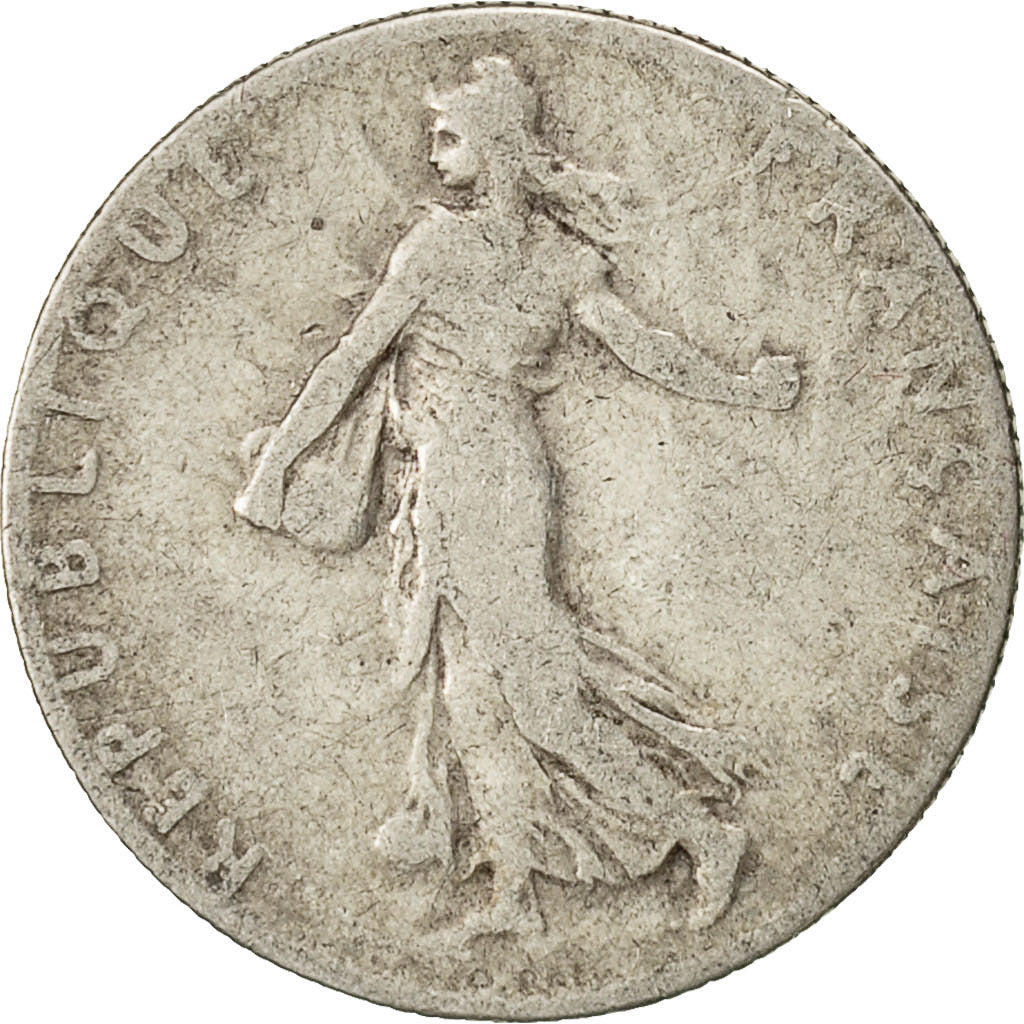 Munten, Frankrijk, Semeuse, 50 Centimes, 1899, Paris, FR, Zilver, KM:854
