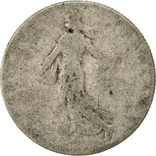 Moneda, Francia, Semeuse, 50 Centimes, 1906, Paris, BC, Plata, KM:854