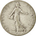 Moneta, Francja, Semeuse, 50 Centimes, 1907, Paris, VF(30-35), Srebro, KM:854