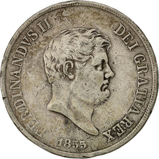 Coin, ITALIAN STATES, NAPLES, Ferdinando II, 120 Grana, 1855, Naples, EF(40-45)