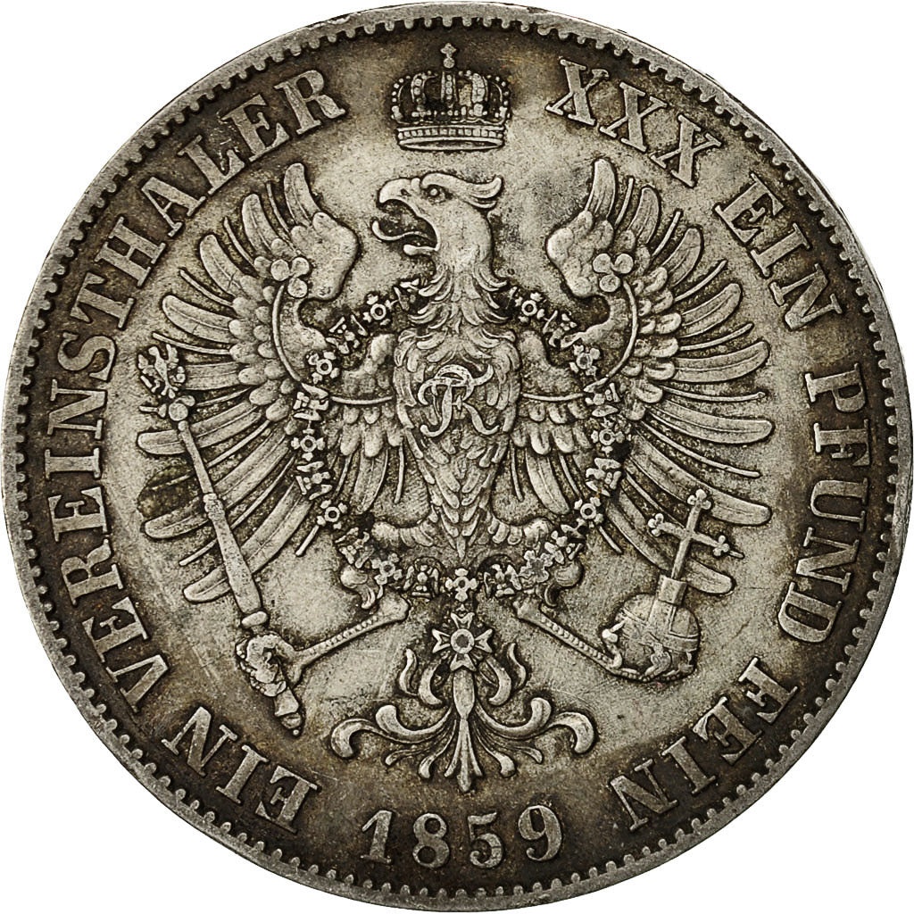 Coin, German States, PRUSSIA, Friedrich Wilhelm IV, Thaler, 1859, Berlin