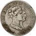 Monnaie, États italiens, LUCCA, Felix and Elisa, 5 Franchi, 1807, Firenze, TB+