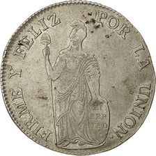 Coin, Peru, 4 Réales, 1836, Cuzco, EF(40-45), Silver, KM:151.1