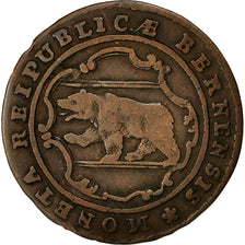 Coin, SWISS CANTONS, BERN, 1/2 Batzen, 1796, Bern, AU(50-53), Billon, KM:91