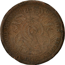 Münze, Belgien, Leopold I, 10 Centimes, 1848, SGE+, Kupfer, KM:2.1