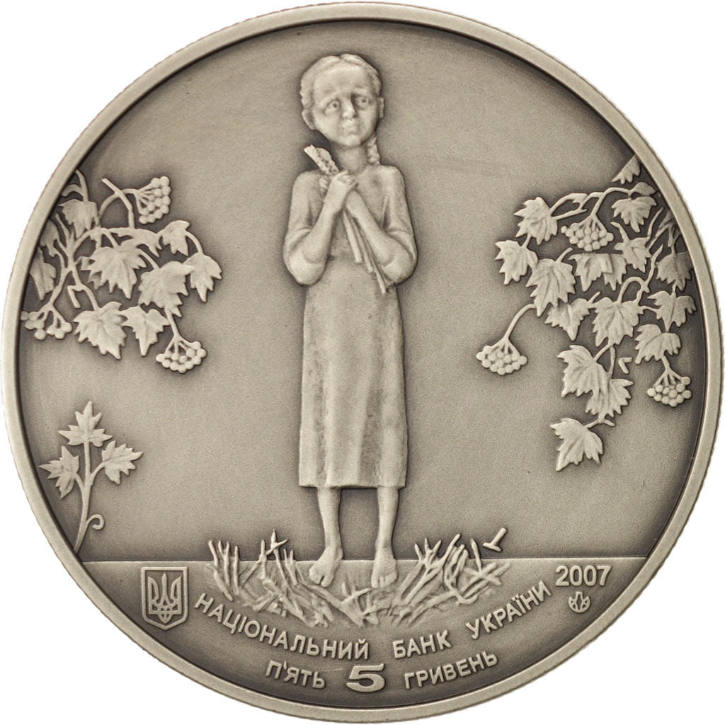 Coin, Ukraine, 5 Hryven, 2007, Kyiv, MS(63), Copper-Nickel-Zinc, KM:459