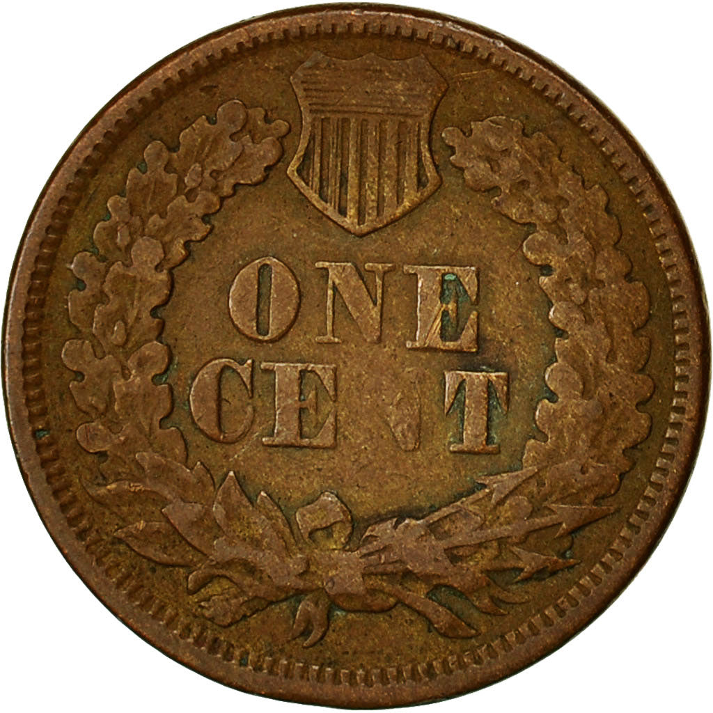 Coin, United States, Indian Head Cent, Cent, 1864, U.S. Mint, Philadelphia