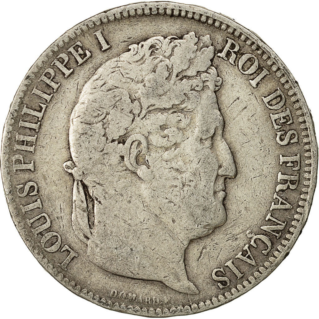 Coin, France, Louis-Philippe, 5 Francs, 1831, Limoges, VF(20-25), Silver