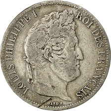 Monnaie, France, Louis-Philippe, 5 Francs, 1831, Lille, TB, Argent