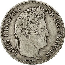 Coin, France, Louis-Philippe, 5 Francs, 1841, Lille, VF(30-35), Silver