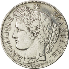 Moneta, Francia, Cérès, 5 Francs, 1849, Paris, BB, Argento, KM:761.1