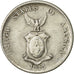 Coin, Philippines, 20 Centavos, 1945, Denver, EF(40-45), Silver, KM:182