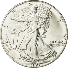 Coin, United States, Dollar, 1987, U.S. Mint, Philadelphia, MS(65-70), Silver