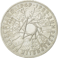 Münze, Bundesrepublik Deutschland, 10 Mark, 1989, Karlsruhe, Germany, UNZ+