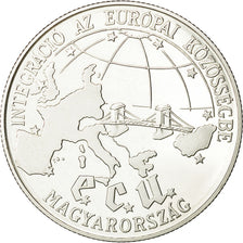 Coin, Hungary, 500 Forint, Otszaz, 1993, Budapest, MS(60-62), Silver, KM:704