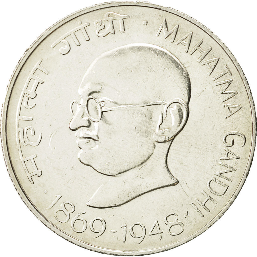 Coin, INDIA-REPUBLIC, 10 Rupees, 1969, Bombay, AU(55-58), Silver, KM:185