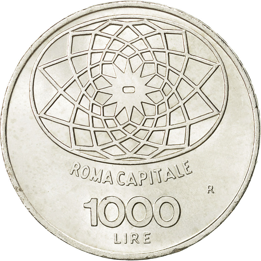 Coin, Italy, 1000 Lire, 1970, Rome, AU(55-58), Silver, KM:101