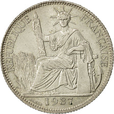 Coin, FRENCH INDO-CHINA, 20 Cents, 1937, Paris, MS(60-62), Silver, KM:17.2