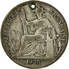 Moneta, FRANCUSKIE INDOCHINY, 20 Cents, 1925, Paris, VF(20-25), Srebro, KM:17.1
