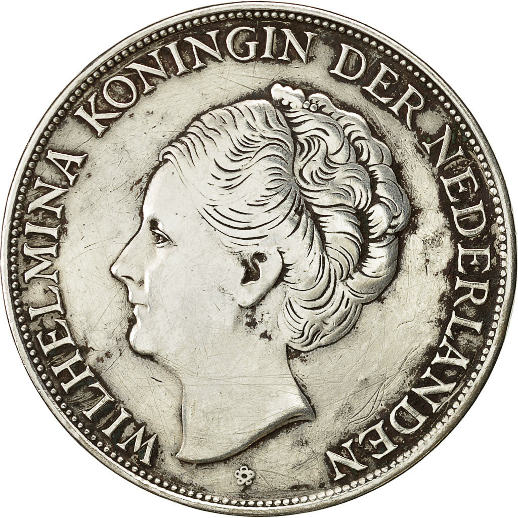 Münze, Curacao, 2-1/2 Gulden, 1944, Denver, USA, S+, Silber, KM:46