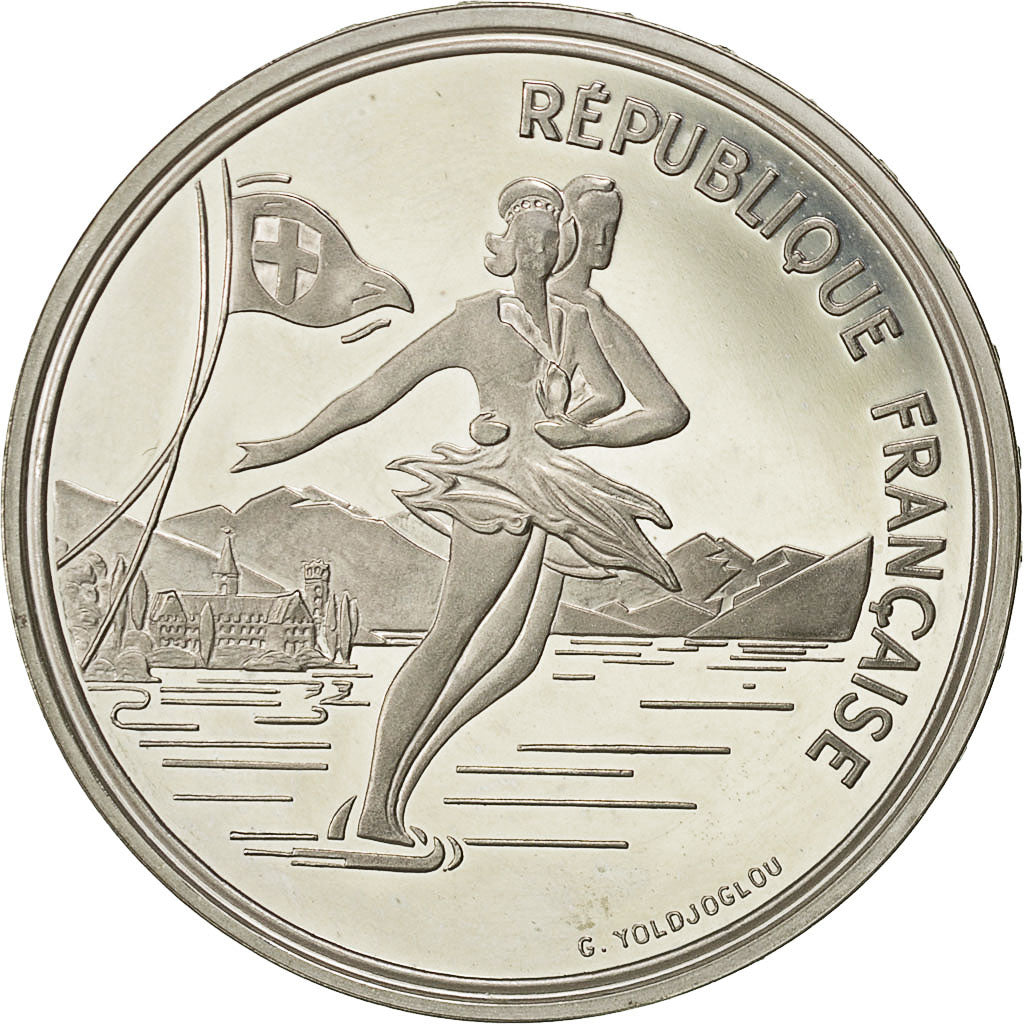 Coin, France, 100 Francs, 1989, MS(60-62), Silver, KM:972