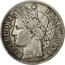 Moneta, Francia, Cérès, 2 Francs, 1895, Paris, BB, Argento, KM:817.1