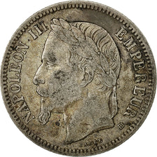 Munten, Frankrijk, Napoleon III, Napoléon III, Franc, 1870, Strasbourg, FR+
