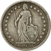 Münze, Schweiz, 2 Francs, 1879, Bern, S+, Silber, KM:21